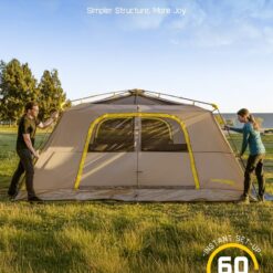 FanttikOutdoor Zeta C8 Air/C10 Air Camping Tent, Lightweight 10 Person Instant Cabin Tent
