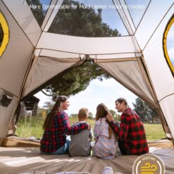 FanttikOutdoor Zeta C8 Air/C10 Air Camping Tent, Lightweight 10 Person Instant Cabin Tent