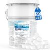 Bromine Tablets for SPA Hot Tub 1lb 50LB Tabs Brominating Tablets Booster Eliminates Bacteria Algae Soft Water Feel No Chlorine Odor Chemical Sanitizer (50 LB)