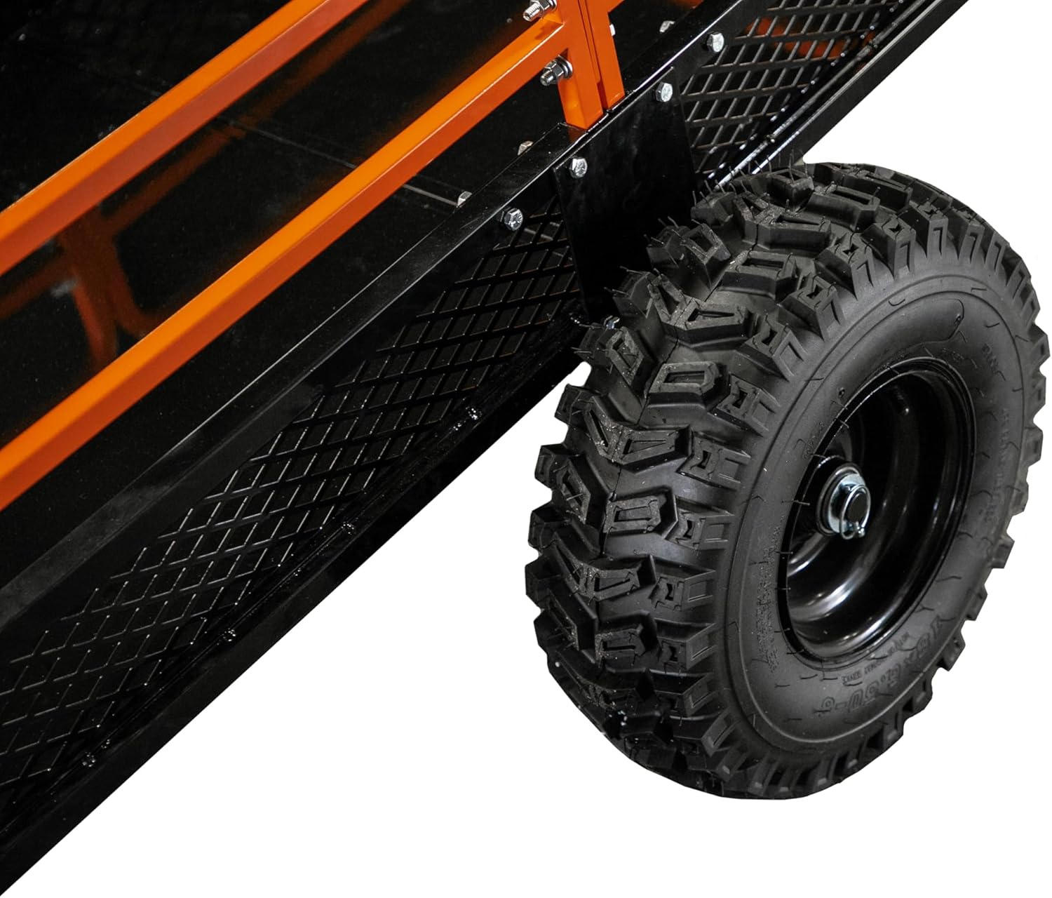 Impact IMPLEMENTS 1500lb Utility Cart Cargo Trailer with Solid Steel Floor