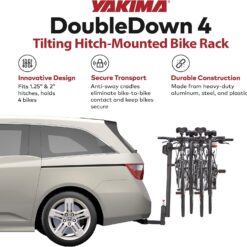 YAKIMA DoubleDown 4 - Tilting Hitch-Mounted Bike Rack