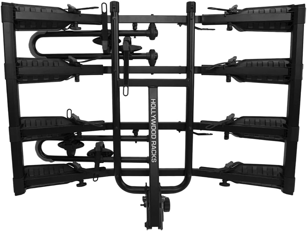 Hollywood Racks Destination 4 Hitch Bike Rack, Lightweight, Black