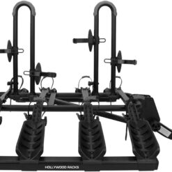 Hollywood Racks Destination 4 Hitch Bike Rack, Lightweight, Black