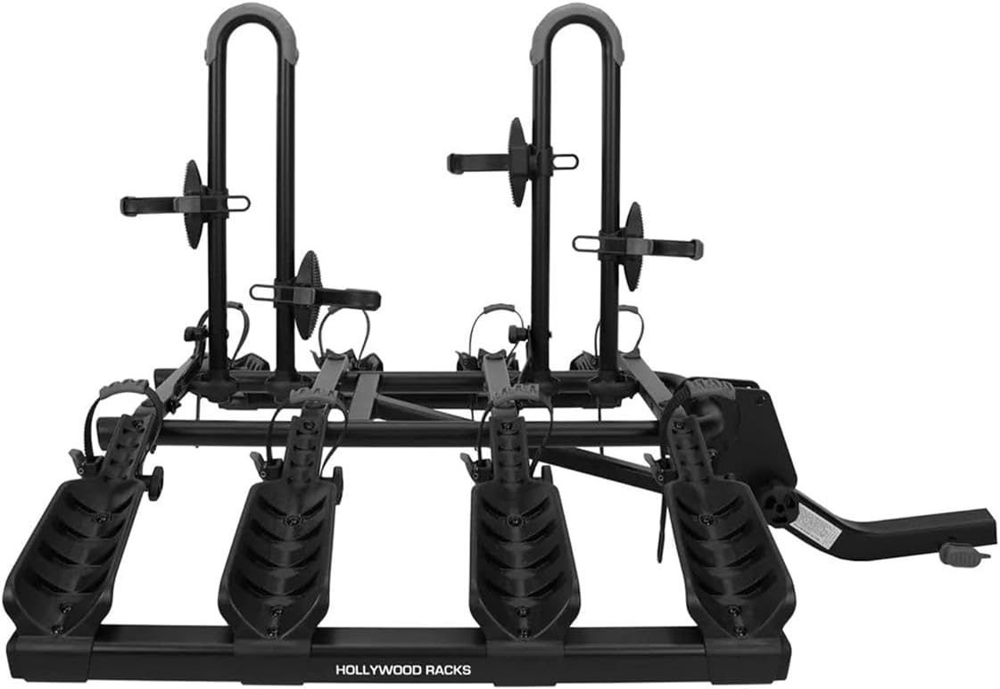 Hollywood Racks Destination 4 Hitch Bike Rack, Lightweight, Black
