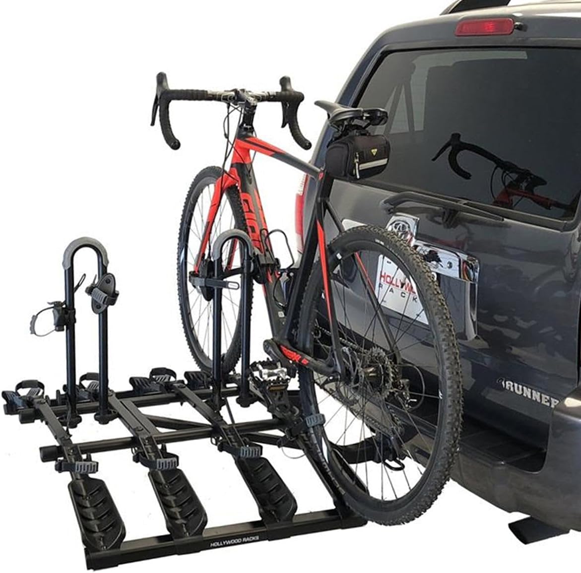 Hollywood Racks Destination 4 Hitch Bike Rack, Lightweight, Black