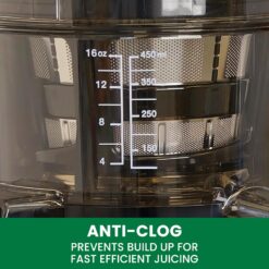 Omega Juicer Cold Press Vertical 43 RPM Slow Masticating Compact Juice Extractor, Red