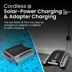 Betta SE Plus Solar Powered Robotic Pool Skimmer with Carrying and Storage Bag
