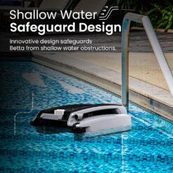 Betta SE Plus Solar Powered Robotic Pool Skimmer with Carrying and Storage Bag