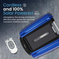 Betta SE Solar-Powered Robotic Automatic Pool Skimmer Cleaner with Carrying and Storage Bag (Blue)
