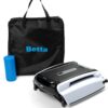 Betta SE Solar-Powered Robotic Automatic Pool Skimmer Cleaner with Carrying and Storage Bag (White)