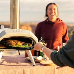 Ooni Karu 12 Multi-Fuel Outdoor Pizza Oven – 12 Inch Pizzas in 60 Seconds - Portable Wood and Gas Fired Pizza Oven with Pizza Stone, Dual Fuel Ooni Pizza Oven