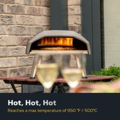 Ooni Koda 12 Gas Pizza Oven – 28mbar Propane Outdoor Portable Oven For Fire and Stonebaked 12 Inch Pizzas in 60 Seconds, With Gas Hose & Regulator