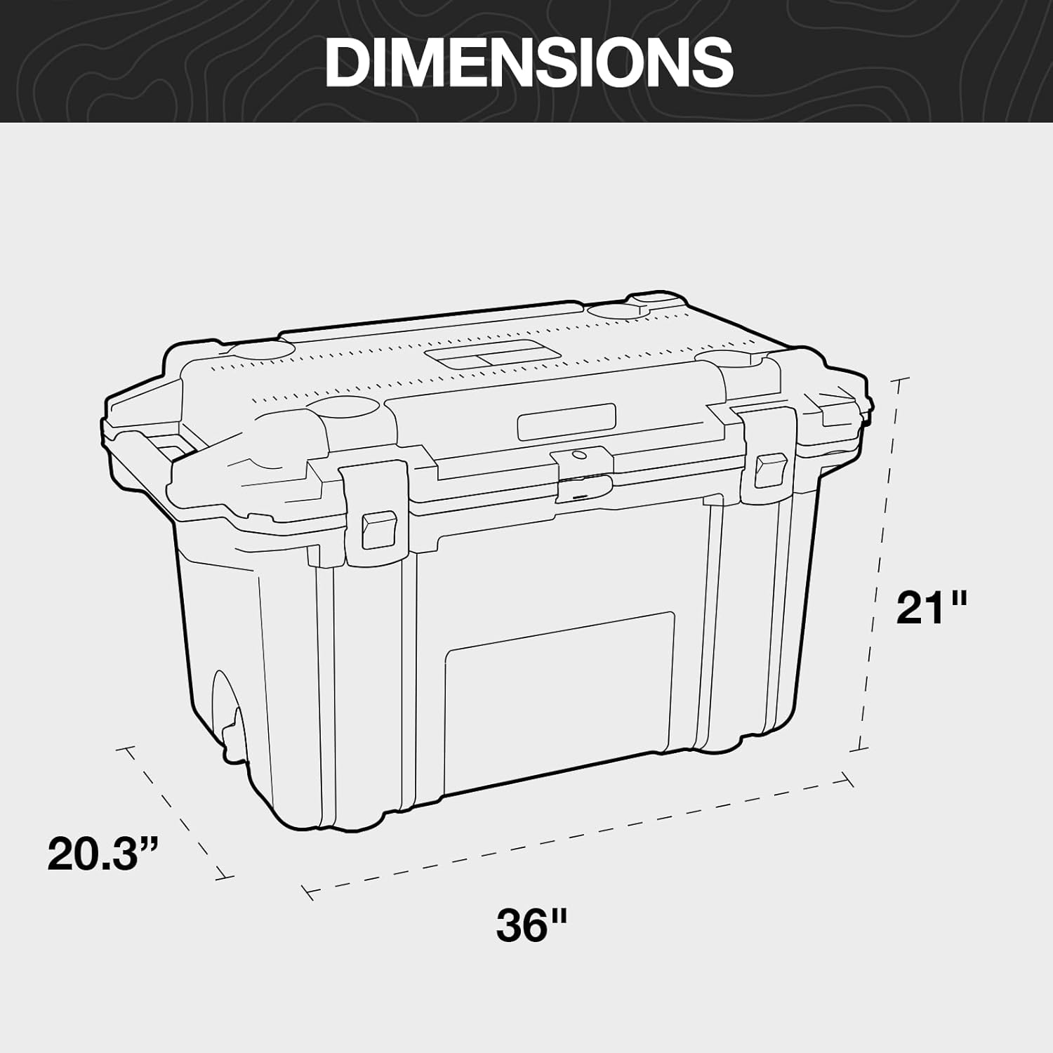 Pelican 70 Quart Elite Cooler, White/Gray