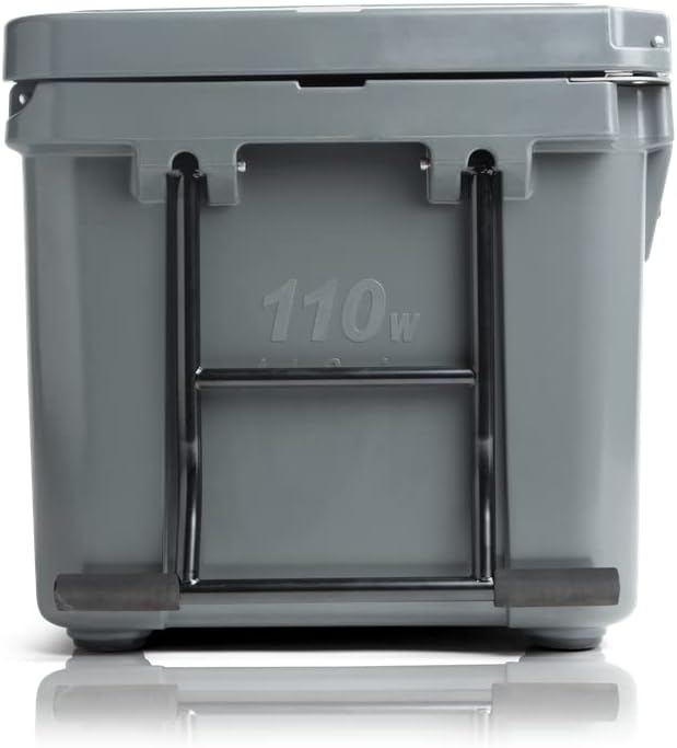 Blue Coolers Ark Series 100-110 Quarts, Roto-Molded Ice Cooler | Large Ice Chest Holds Ice up to 10 Days | Charcoal Gray