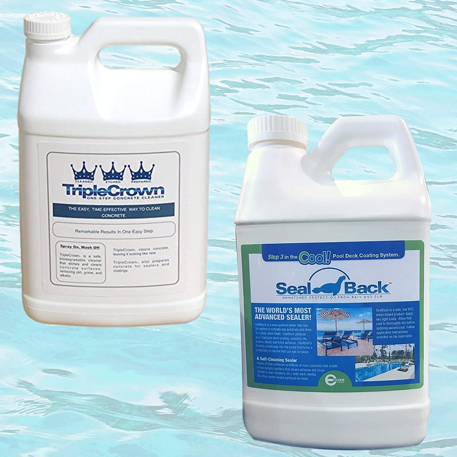 Cool Pool Deck Coating - 200 sq. ft. Bundle Pack