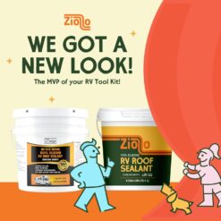 Ziollo RV 30 ft Roof Repair Kit - Roof Repair Kit to Seal and Waterproof, Bond to EPDM Rubber with Sealant