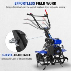 BILT HARD 99cc 4-Cycle Engine Gas Powered Tiller Cultivator