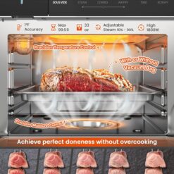 Nuwave Combi Steam Oven, 16Qt All-in-One Stainless Steel Multi-Cooker