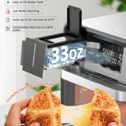 Nuwave Combi Steam Oven, 16Qt All-in-One Stainless Steel Multi-Cooker