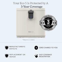 Eco 5 Award-Winning Kitchen Food Recycler | Indoor Composter Bin Alternative | White