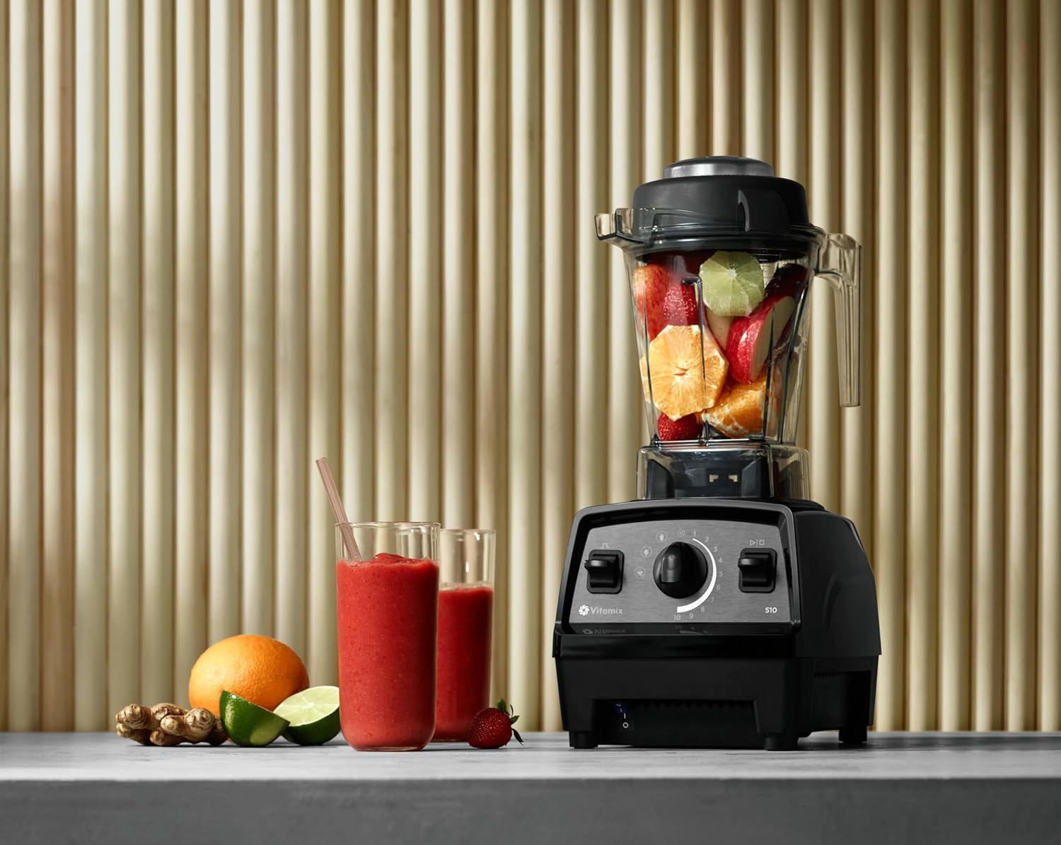 Vitamix Propel Series 510 Professional Grade Blender, 3 Presets: Smoothie, Frozen Dessert and Hot Soup, 48oz Pitcher, Black