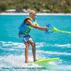 ZUP YouGo160 Wakeboard, Kneeboard, Wakeskate, and Wakesurf Board Suitable for Kids, Teens, Young Adults|Molded ABS with EVA Foam Padding
