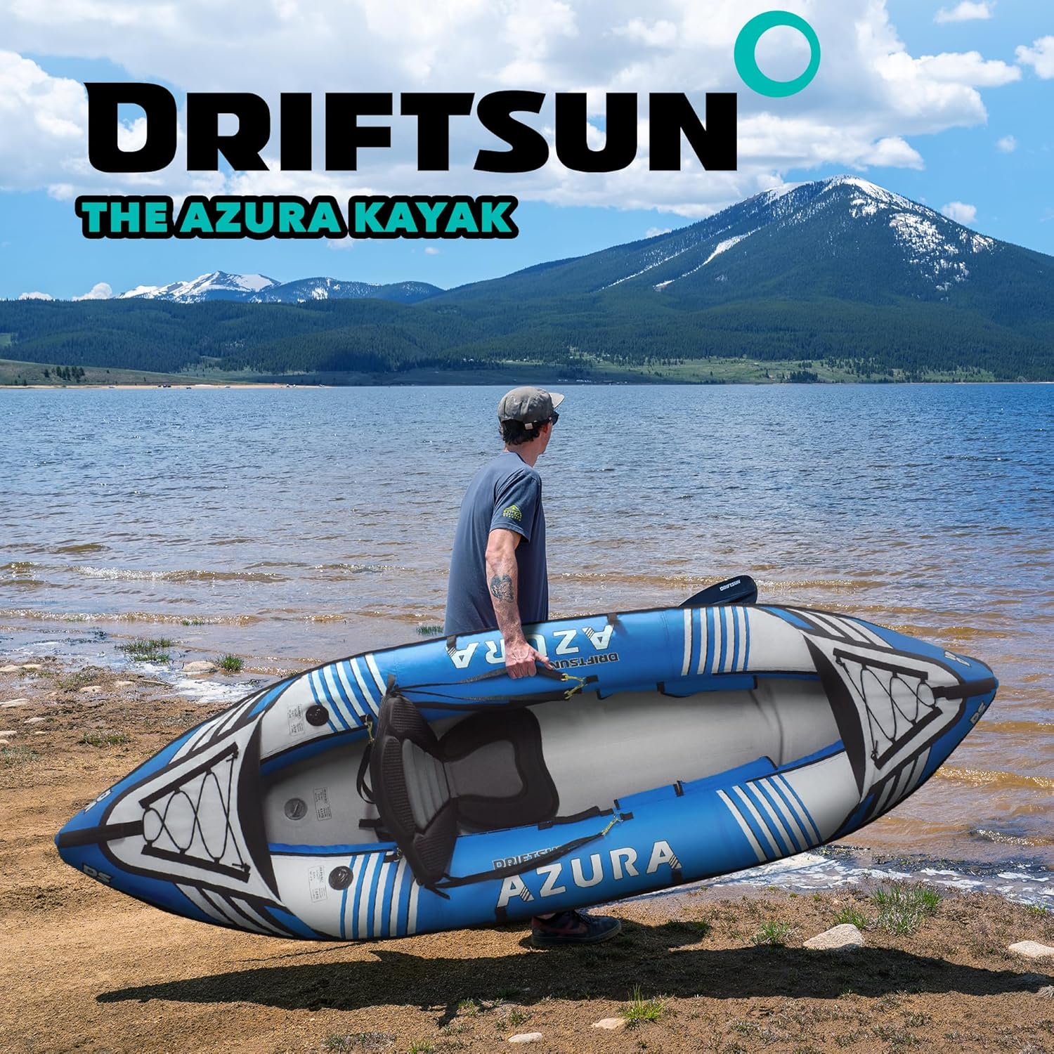 Driftsun Rover Inflatable Kayak - Inflatable White Water Kayak - Inflatable 1 and 2 Person Kayaks for Adults