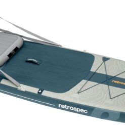 Retrospec Weekender Plus 10' Inflatable Stand Up Paddleboard Double Layer PVC iSUP Bundle w/Carrying case
