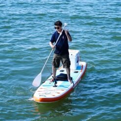 Tuxedo Sailor Inflatable Stand Up Paddle Board with Complete Accessories for Surfing and Traveling