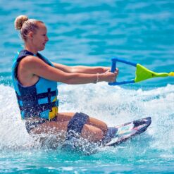 ZUP Kneeboard with Adjustable Padded Strap with Comfortable EVA Foam Pad, Ideal for Watersports and Knee Boarding, 50” x 20”