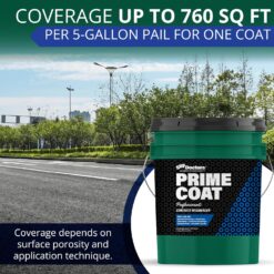 Slip Doctors Prime Coat Professional Water-Based Concrete Primer & Resurfacer - Ideal for Courts, Driveways & Parking Lots