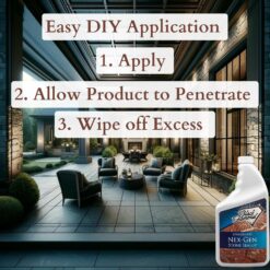 Black Diamond Nex-Gen Natural Stone Penetrating Sealer, Case of 4- Gallons