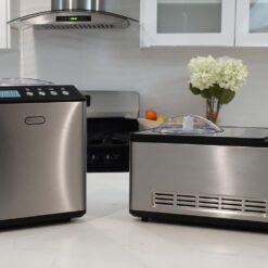 Whynter Ice Cream Maker Machine Automatic 2.1 Qt. Upright, ICM-201SB, Stainless Steel