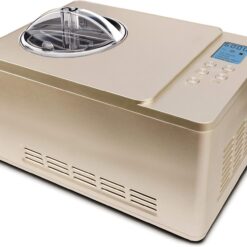 Whynter Ice Cream Maker Machine & Yogurt Automatic 2 Qt., ICM-220CGY, Champagne Gold