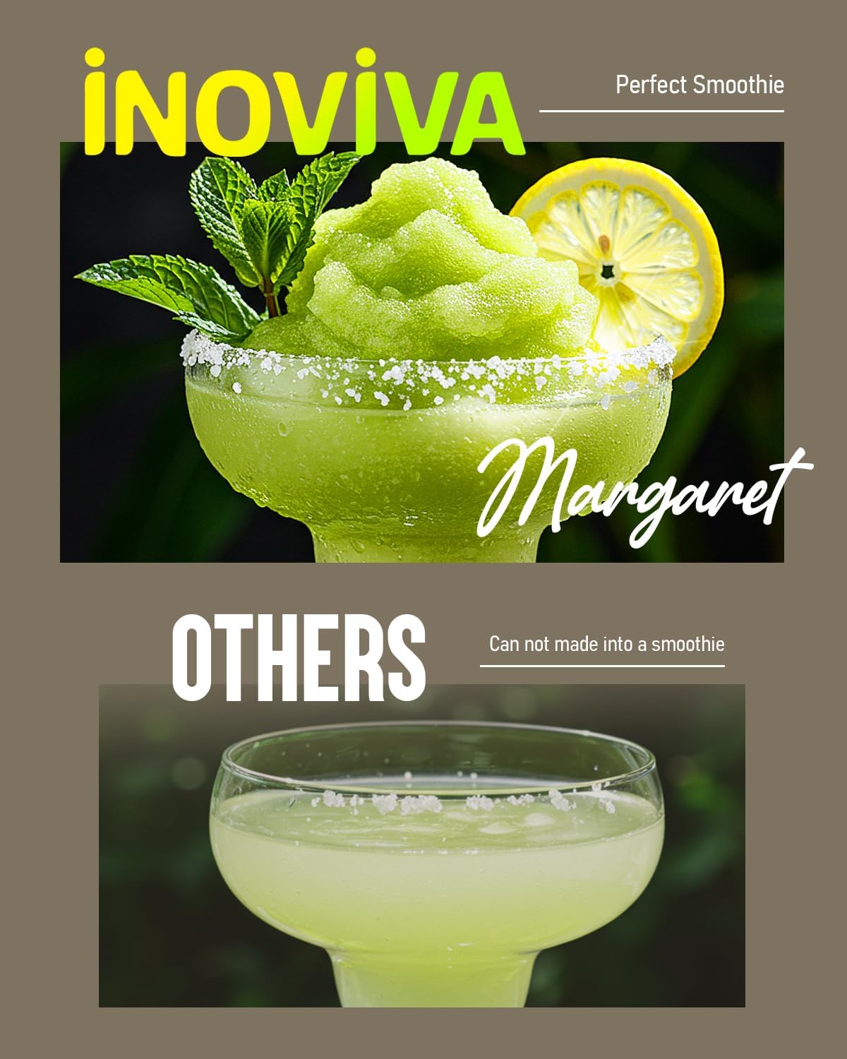 Slushie Machine, No Ice Needed, 68 oz INOVIVA Slushy Machine for Home