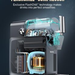 Slushie Machine, No Ice Needed, 68 oz INOVIVA Slushy Machine for Home