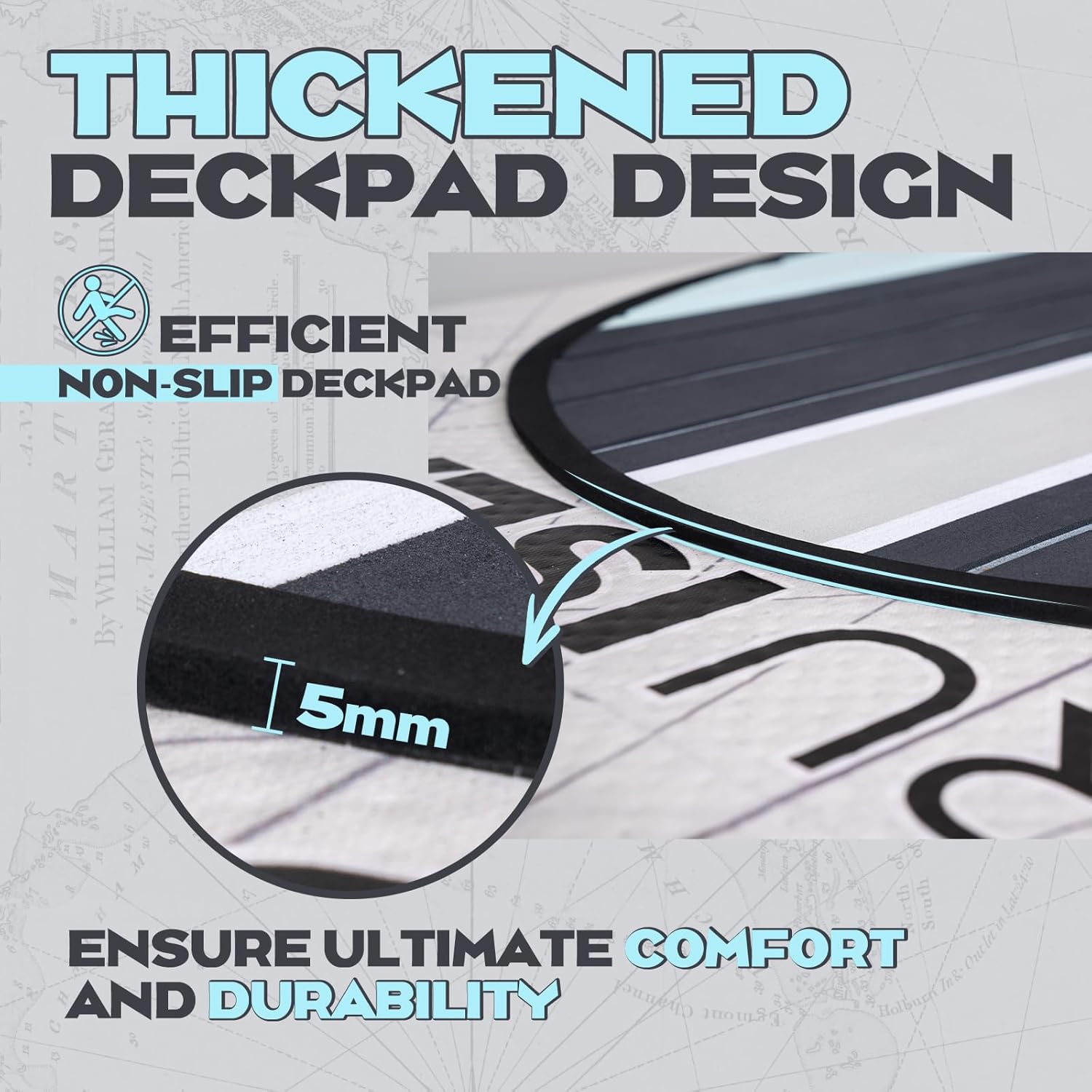 TRUISLAND Inflatable Paddle Board, Stand Up Paddle Board