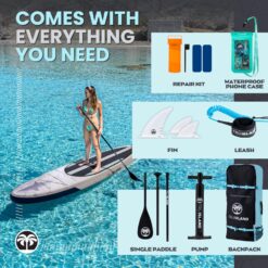 TRUISLAND Inflatable Paddle Board, Stand Up Paddle Board