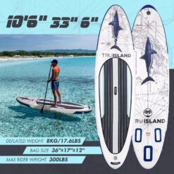 TRUISLAND Inflatable Paddle Board, Stand Up Paddle Board