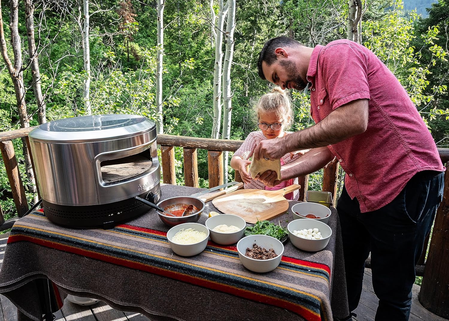 Solo Stove Pi Prime Pizza Oven Outdoor - Gas Pizza Oven Propane - Stainless Steel