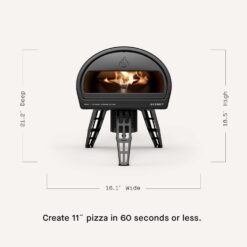 Gozney Roccbox Outdoor Pizza Oven, Black, Portable, Gas & Wood Fired, Restaurant-Grade, Black