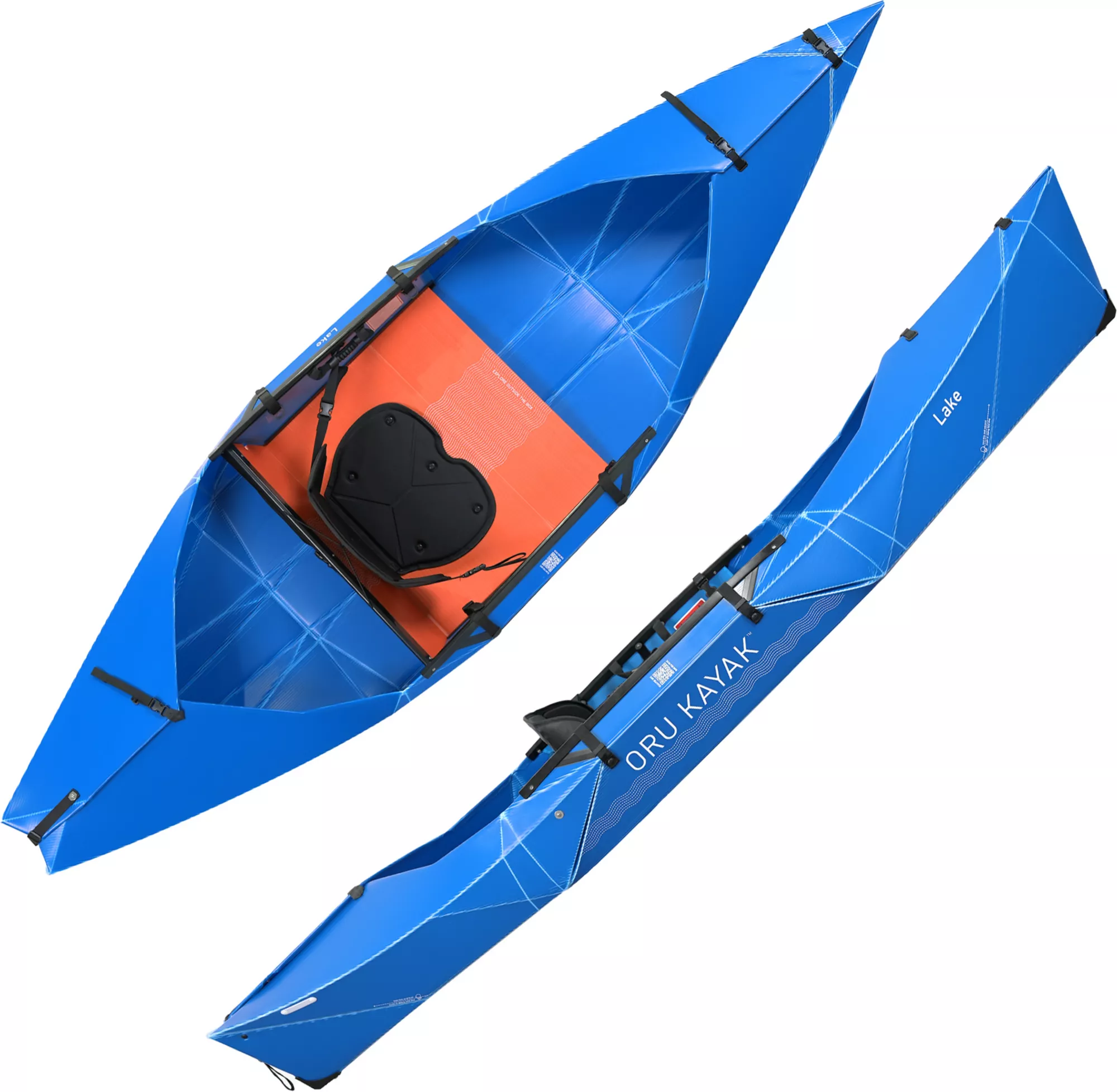 Oru Lake Folding Kayak, Blue