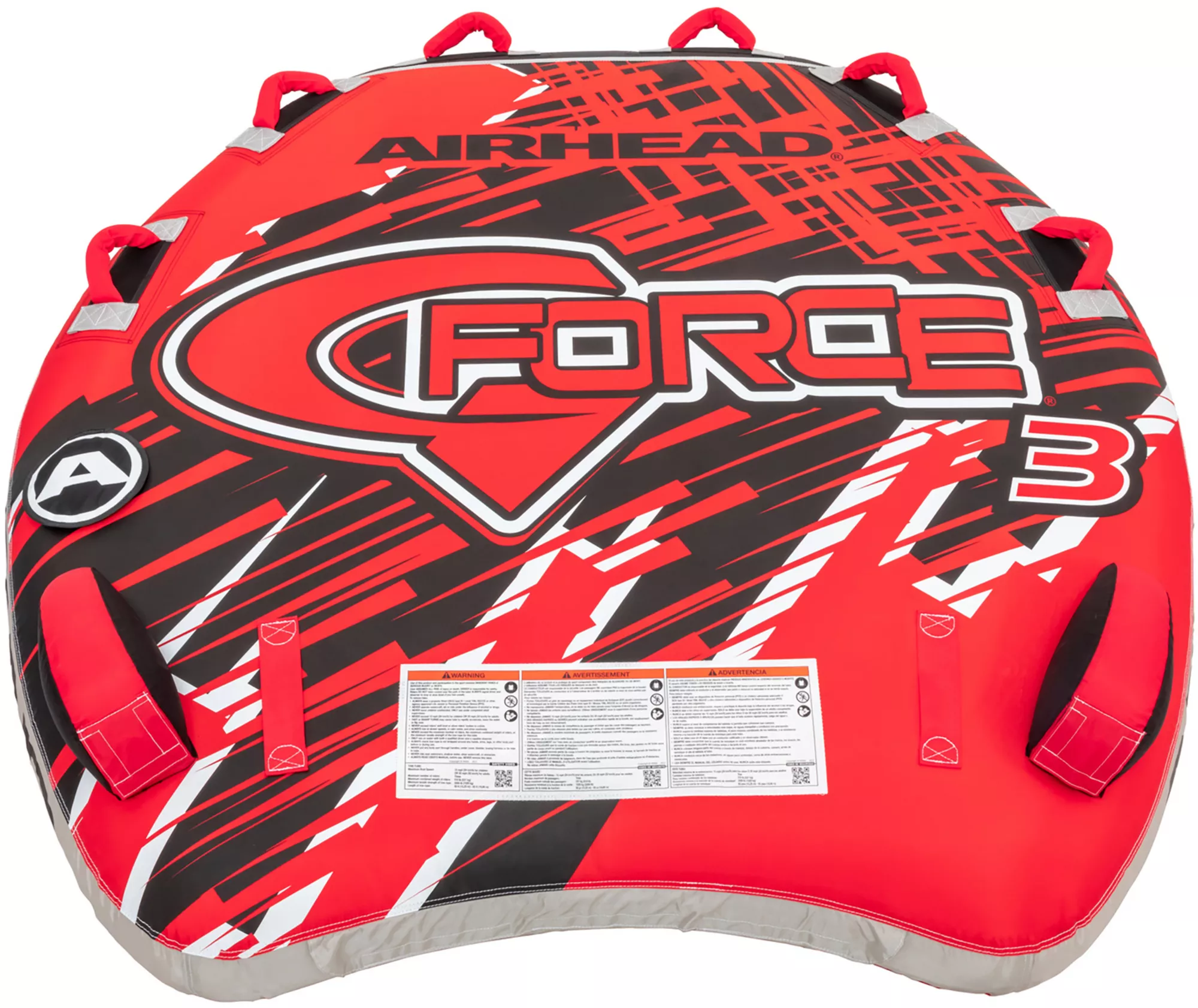 Airhead G-Force 3-Person Towable Tube, Red/Black