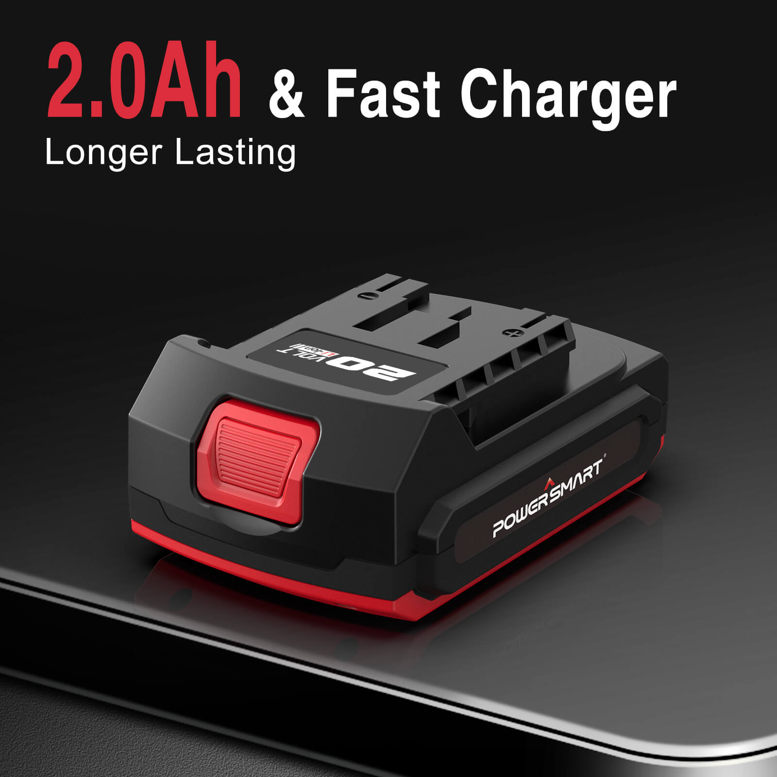 Powersmart 20V Brushless Cordless Impact Wrench w/ Battery, Charger and Power Bits/Nut Drivers/Sockets Set PS76142B