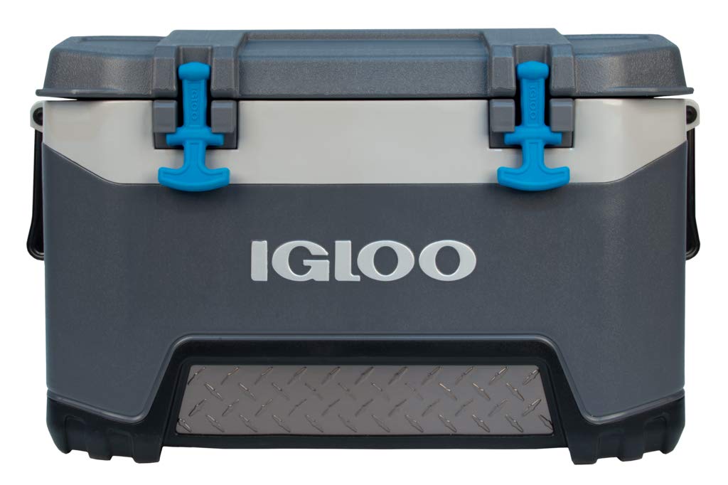 Igloo BMX Hard Coolers 52QT, Carb/Grey/Blue