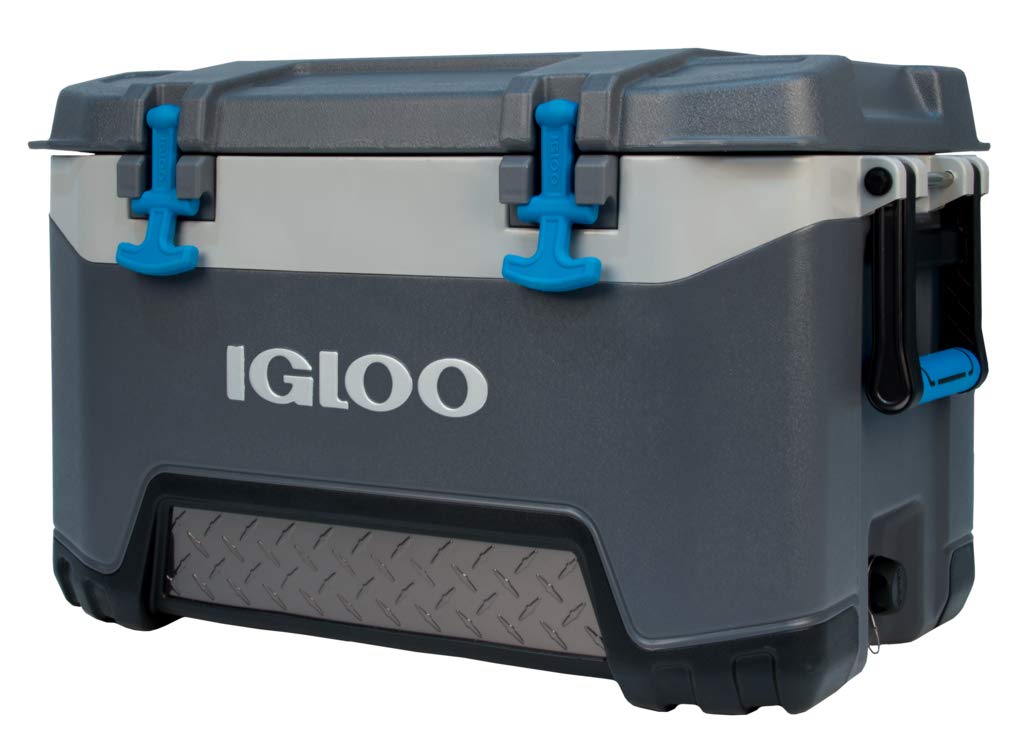 Igloo BMX Hard Coolers 52QT, Carb/Grey/Blue