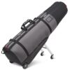 Sun Mountain ClubGlider Journey Wheeled Travel Cover, Black-gunmetal