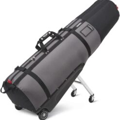 Sun Mountain ClubGlider Journey Wheeled Travel Cover, Black-gunmetal
