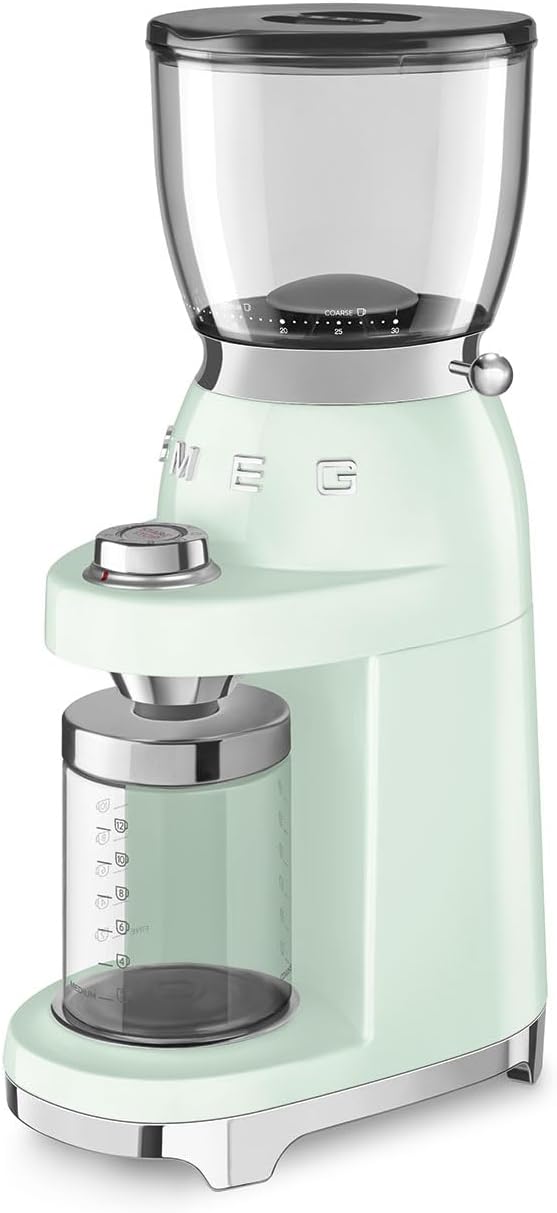 SMEG 50's Retro Style Coffee Grinder, Pastel Green