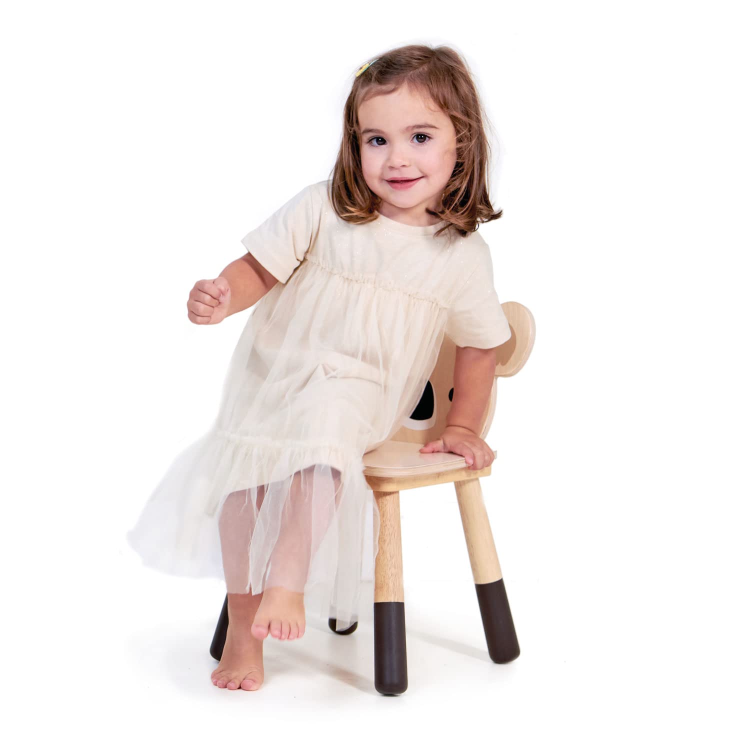 Tender Leaf Toys - Forest Koala Chair - Wooden Playroom Furniture for Kids - Cute and Sturdy Animal Themed Chair - Age 3+